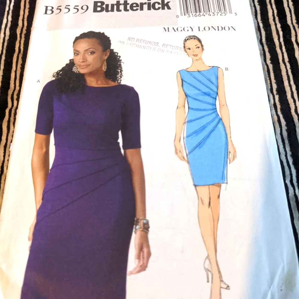 Butterick B5559 inspired by Maggy London size EE 14-16-18-20 pattern only